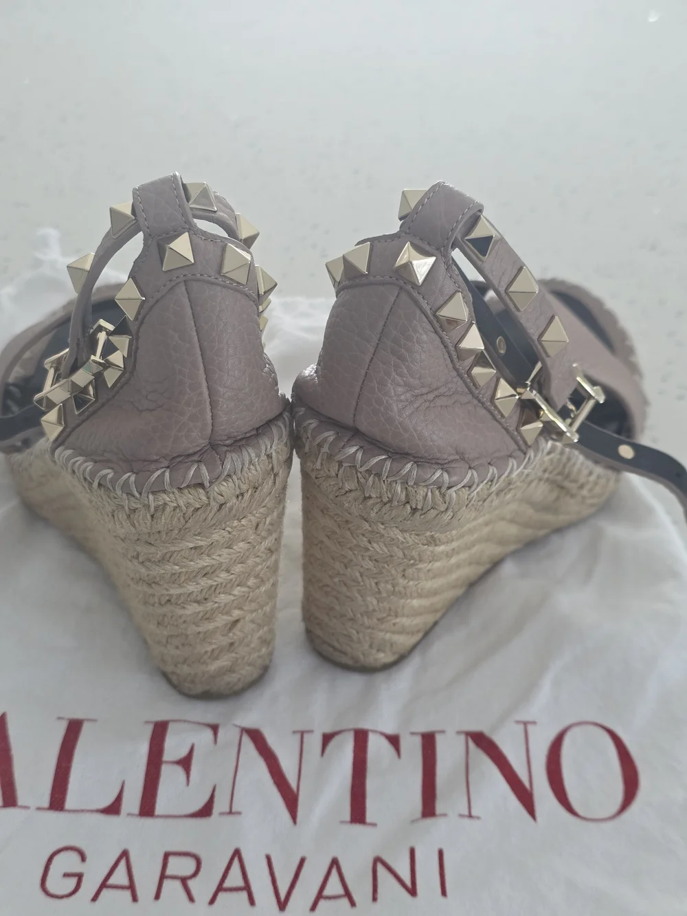 Valentino espadrille wedge
